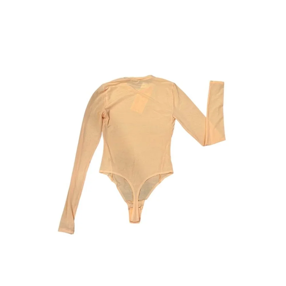 Lululemon‎ Wundermost crewneck bodysuit Nulu mesh